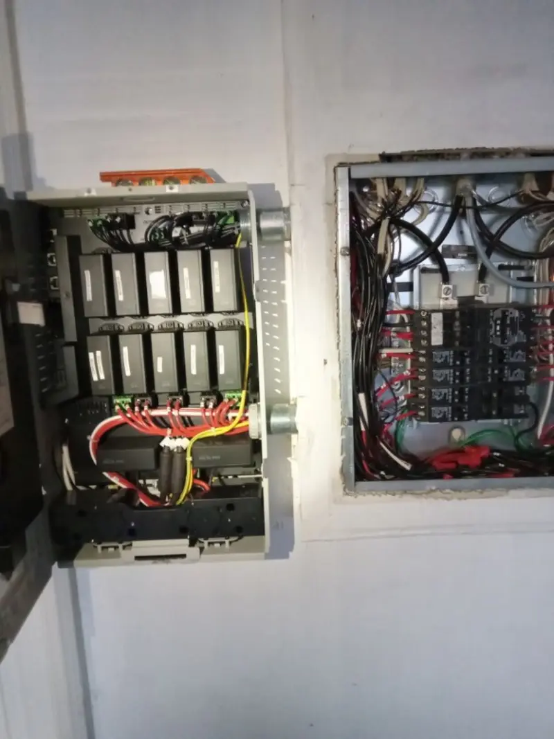 Electrical panel upgrade completed for Indoor Lighting Installation in Yorktown